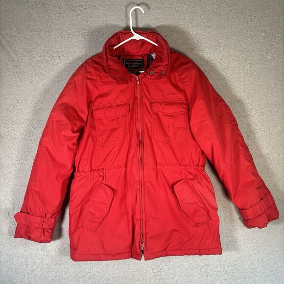 Westchester Classics Puffer Jacket Men’s Size Medium Red 80% Down 20% Feathers - Picture 1 of 13